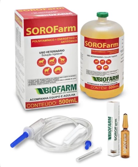 SOROFARM INJ. 500ML C/EQUIPO E AGULHA