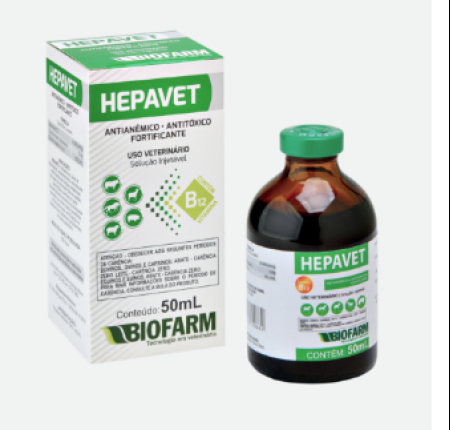 HEPAVET INJ 50ML FERRO+B12