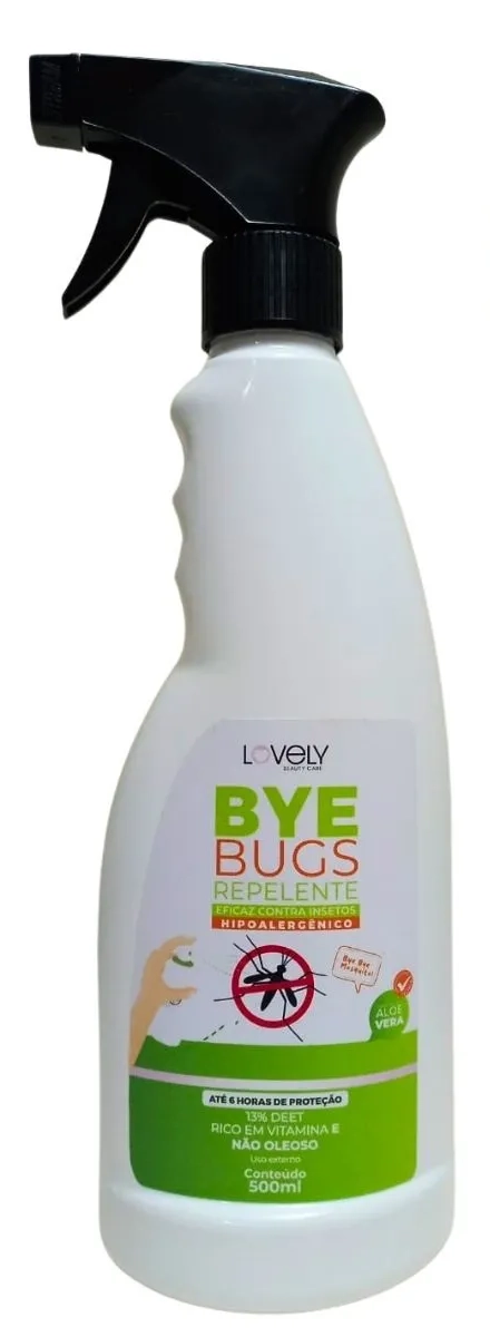 Repelente Bye Bugs Cravo, Spray 500ml